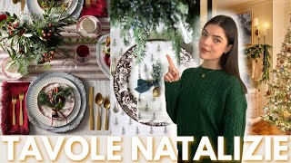 🎄🍽️ 3 idee ORIGINALI per apparecchiare la TAVOLA a NATALE fai da te low budget [upl. by Nobile]