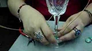 Wire Wrapped Wine Glass [upl. by Aruol]