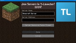 How To Play Servers In TLauncher 2024 [upl. by Eileen]