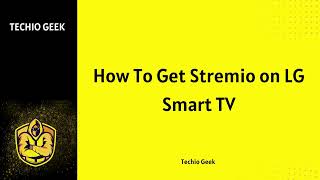 How To Get Stremio on LG Smart TV [upl. by Clift]