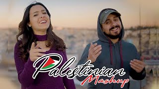 PALESTINIAN MASHUP  Luai Ahmaro amp Natalie Saman Official Music Video  لؤي أحمرو amp نتالي سمعان [upl. by Aneleiram]