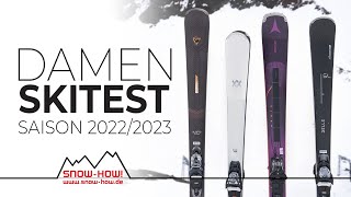 SKITEST DamenSki  Rossignol Nova 10 TI Völkl Flair SC Atomic Cloud Q12 Nordica Belle SL [upl. by Edroi]