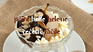 Poire Belle Hélène la recette facile [upl. by Anileda]