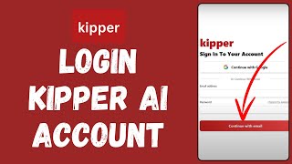 How to Login to Kipper AI Account 2024  Sign In to Kipper AI Account [upl. by Ttayh]