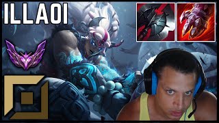 🐙 Tyler1 GET CARRIED BY MY TENTACLES  Illaoi Top Full Gameplay  Season 13 ᴴᴰ [upl. by Godderd604]