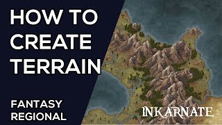 How to Create Terrain Fantasy Regional  Inkarnate Stream [upl. by Htebizile]