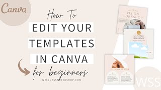 How To Edit Templates In Canva [upl. by Hinman]