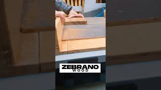 ZEBRANO wood shorts zebranowood wood mwlounge woodworking like [upl. by Nylorac]