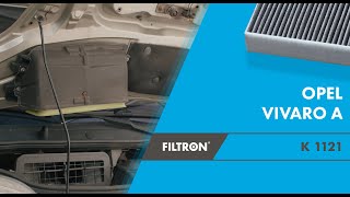 Jak wymienić filtr kabinowy – OPEL VIVARO A – The Mechanics by FILTRON [upl. by Eibor]