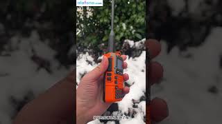 Orange UV K6 Quansheng Walkie Talkie 5W Air Band UHF VHF DTMF Wireless Frequency NOAA UVK58 Radio [upl. by Erminie]