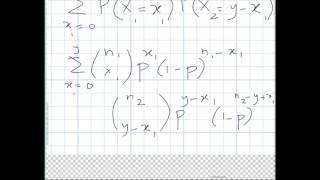 Sum of Independent Binomial Random Variables [upl. by Fante664]