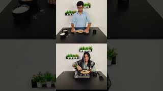 Paratha Challenge Husband vs Wife [upl. by Revlys669]