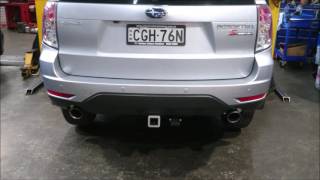 Invidia q300 exhaust vs Hitech Mufflers exhaust Subaru Forester XT SEdition [upl. by Niltak]