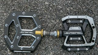 Shimano SAINT mx80 pedal Unboxing and installation  Downhill freeride pedals [upl. by Lukas663]