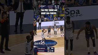 This FREE THROW will HAUNT him FOREVER  Brandon Davies Partizan vs Alba [upl. by Halladba]