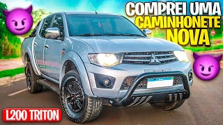 COMPREI UMA CAMIONHONETE NOVA L200 TRITON [upl. by Freberg]