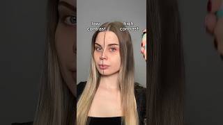 Low Contrast Vs High Contrast Makeup Which Side Do You Prefer makeuptutorial [upl. by Ansela]