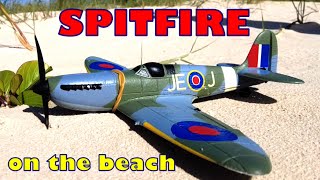 SPITFIRE RC PLANE  THE BEACH [upl. by Hajile]