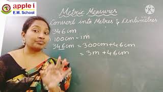 CONVERT INTO METRES AND CENTIMETRES  GRADE 3 [upl. by Lightman]