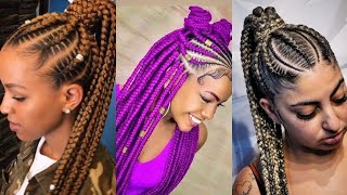 Fascinating Cornrows Braids Hairstyles for African FashionistasTop Womens Braids Hairstyles Ideas [upl. by Mines]