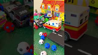 Emergency Response Vehicle Set 🚑 Close Up View with Sounds amp Ramp Action EmergencyResponse [upl. by Alexia]