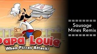 Papa Louie When Pizzas Attack  Sausage Mines Remix Minor Epilepsy Warning [upl. by Ledeen]