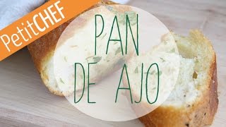 Receta Pan de ajo Petitchefes Stop motion paso a paso [upl. by Siradal]