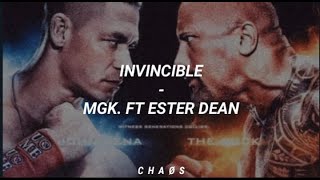 Invincible  MGK ft Ester Dean Sub Español [upl. by Lonnard320]