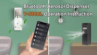 SVAVO APPOperated Bluetooth Aerosol Dispenser Operation Instruction [upl. by Eenad]