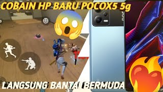 COBAIN HP BARU POCO X5 5G LANGSUNG BANTAI BERMUDA SUMPAH NI HP KEREN BANGET COKK [upl. by Anuahsar265]