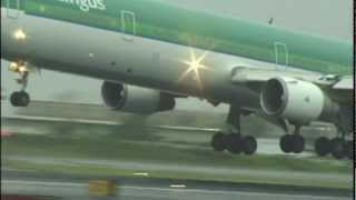 Bouncy AER LINGUS MD11 at JFK [upl. by Pontone]