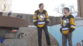 Behind the Scenes of WHIRL’s 2015 Photo Shoot with the Pittsburgh Penguins [upl. by Kinchen]