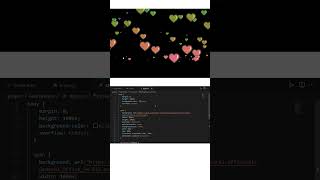 Magical Heart Animation  HTML CSS amp JavaScript Mouse Effect ❤️ [upl. by Ibrek]