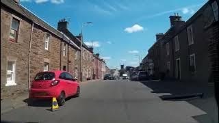 Summer Road Trip Drive With Music To Parish Church On History Visit To Muthill Perthshire Scotland [upl. by Pradeep708]