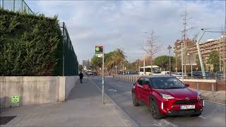 Barcelona City Bus Stop For Andorra [upl. by Jadwiga138]