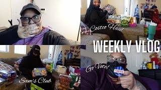 A Few Days In My Life I Voted Sams Club amp Costco Haul  IAMYVETTERENEE [upl. by Hirasuna]