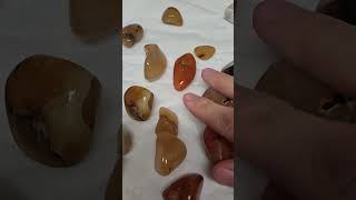 rocktumbling carnelian moonstone crazylace [upl. by Derron750]