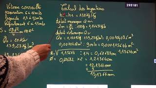 vidéo N°170 calcul tuyauterie liquide et refoulement [upl. by Anibur556]