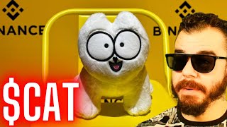 Simons Cat Binance Memecoin  CAT Token BNB [upl. by Niabi]