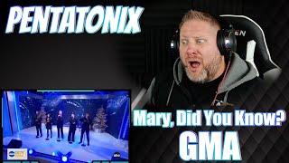 Pentatonix  Mary Did You Know  Good Morning America  REACTION [upl. by Yxel933]