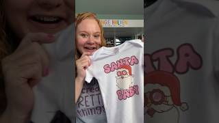 Use your Sawgrass sublimation printer to make a quick and easy Christmas onesie for babies [upl. by Duarte]