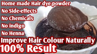 100 Natural Hair Dye  Hair Colour Without Any Side Effects And Chemicals  Best Hair Dye [upl. by Enelav316]