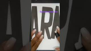 I cut letters by hand [upl. by Shyamal]