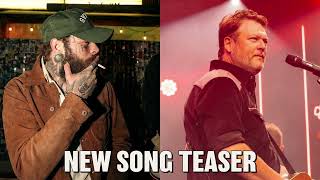 Post Malone Teases New Song with Blake Shelton  Country Album [upl. by Rasaec]