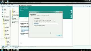 Cara Instal AutoCad 2007 [upl. by Yelrebmik]