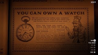 Red Dead Redemption 2 How to Use Pocket Watch [upl. by Polard]