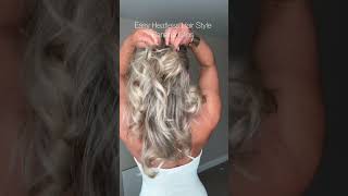 Banana clip easy hairstyle easyhairstyles hairtutorial [upl. by Tnomal]