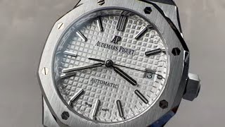 Audemars Piguet Royal Oak MIDSIZE 15450STOO1256ST01 Audemars Piguet Watch Review [upl. by Adelle]