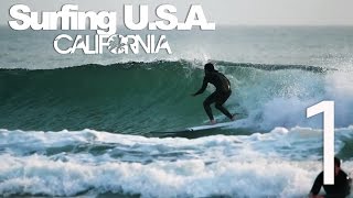 Surfing USA CALIFORNIA Part 1  LuzuVlogs [upl. by Kristos]