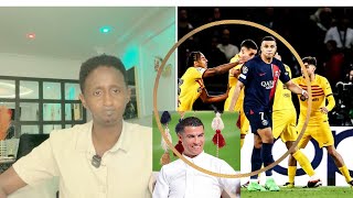 CAAWA BARCELONA Madaxa ayaan u ruxayaa tii ay dhigeen 23CR7 oo SomalidaCity waa ChampionNewskii [upl. by Dnomso926]